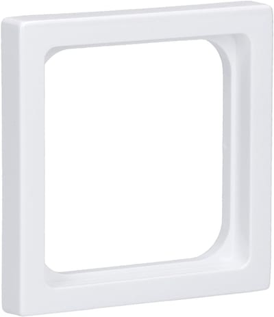 Centrale Schijf - Wandplaat - Schakelaar Afdekken - Schroefbevestiging - 7.4 x 1.6 cm - Wit