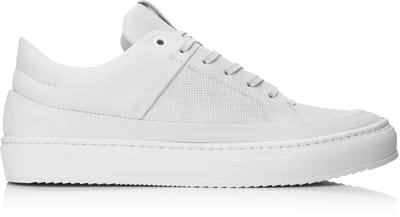 Hinson sorren p3 low sneakers heren wit embossed nubuck