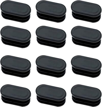 Ovale Stoelpootdoppen 20x40 mm - Beschermende Buisdoppen voor Buitenmeubels