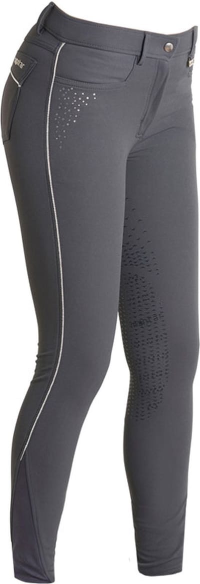 Montar Rijbroek Aria Full Grip Grijs - 36