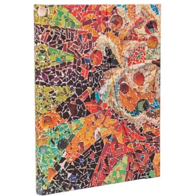 Paperblanks cahier, gaudi's mosaics, hardcover, formaat ultra, gelinieerd