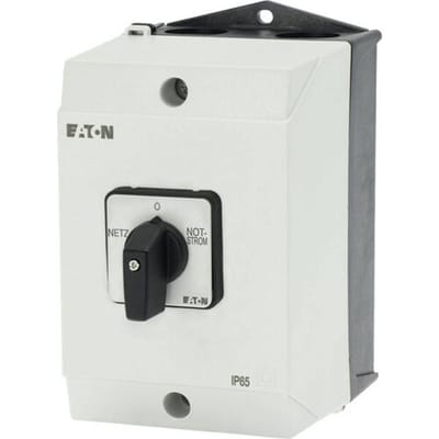 Eaton T3-4-8902/I2 Omschakelaar Voor bodembevestiging, In behuizing 1 x 45 ° Grijs 1 stuk(s) Piece
