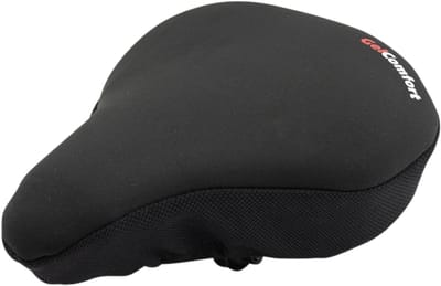 Benson Comfortabel zadeldek - Gel - Universeel - Zwart - Verstelbaar - Ademend
