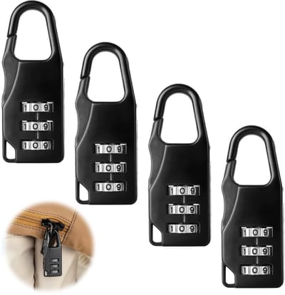 Dailygoods- Cijferslot 3-cijferig - Weerbestendig - Hangslot - Kofferslot - Rugzakken - Hoogste veiligheid