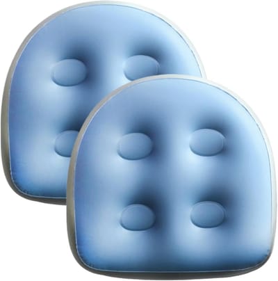 Set van 2 Opblaasbare Verhogingszitjes voor Hot Tub en Spa - Rugsteun en Comfortzitje