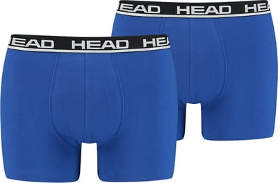 HEAD - 4-Pack - Boxershorts - 4-Way Stretch - Heren - blauw / zwart - M - 701202741