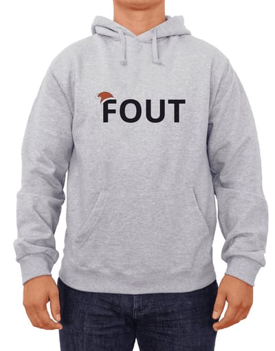 Kersttrui | Foute kersttrui dames | Foute kersttrui heren | Kerst hoodie | Kerstcadeau | Maat M | Grijs | Fotofabriek