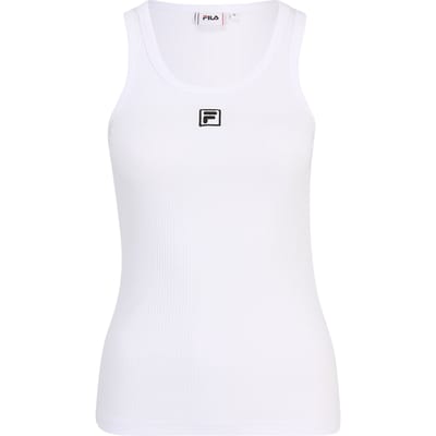 FILA Les Ribbed Tank Top Bright White Taglia: XS | Canottiere Outlet | Donna | Bianco
