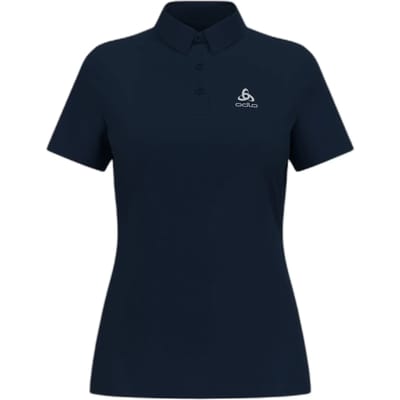 Odlo Cardada Korte Mouw Poloshirt Blauw XS Vrouw