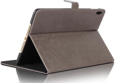 Hoesje geschikt voor iPad Air 10.5 (2019) - Smart Book Case Lederen - iCall - Grijs