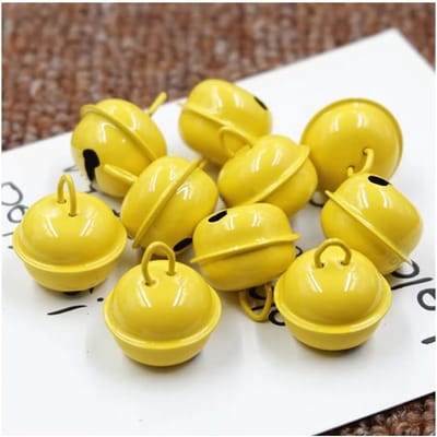 Set van 50 kleurrijke metalen belletjes van 22 mm voor ambachten, klokken en decoraties, ideaal voor katten, honden en knutselprojecten