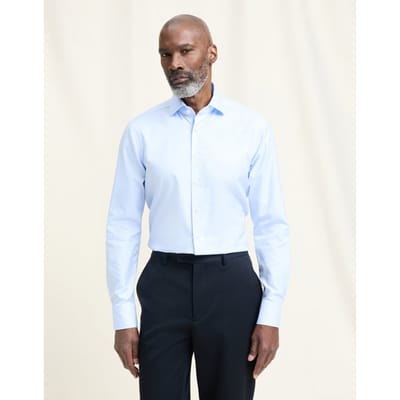 OLYMP Signature Overhemd, Tailored Fit, Signature Kent, Lichtblauw