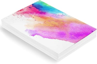 50 Vel Waterverf Papier 300 g/m², Ideaal voor Schilderen, Tekenen en Creatieve Projecten, Geschikt voor Kunstenaars en Studenten