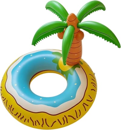 Opblaasbare Zwemring - Drijvende Stoel - Ontspannen in water - Tropisch thema ontwerp - 120 cm diameter - Meerdere kleuren