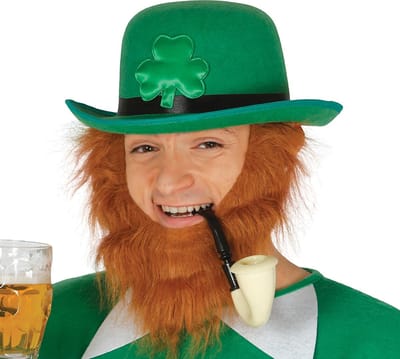 Fiestas Guirca St Patricks day bolhoedje - groen - voor volwassenen
