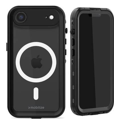 Mobilize Rugged Case hoesje geschikt voor Apple iPhone 17 Air - Effen Transparant - Kunststof, TPU (Zacht)
