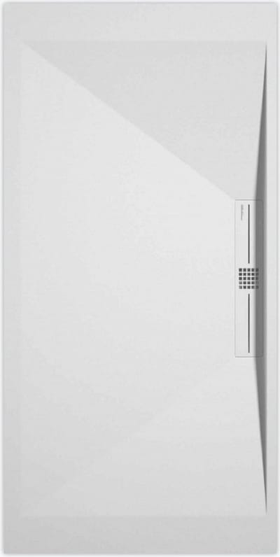 Sanifun douchebak Stone Side White Smooth 1000 x 900 P