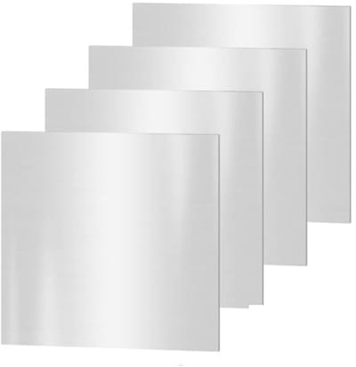 Roestvrij stalen plaat - Metaal vierkant - Industriële toepassingen - Geborsteld metaal afwerking - 05 x 60 x 60 mm