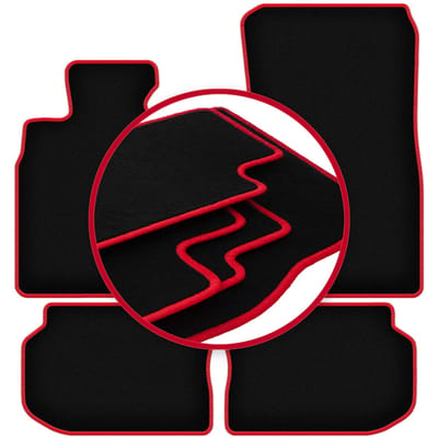 CARLUX-RED automatten voor: BMW 5 F11 stationwagen (2010-2013)