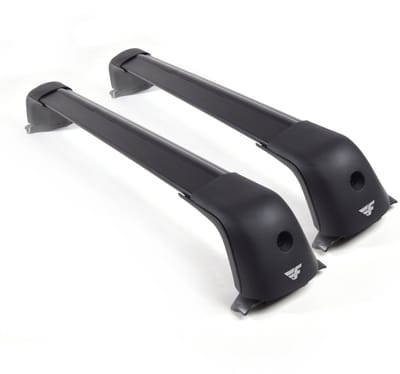 Dakdragers geschikt voor Mercedes GLK vanaf 2012 open dakrailing - Aluminium - Hoog laadvermogen 100kg - Wingbar Zilver - Merk Farad