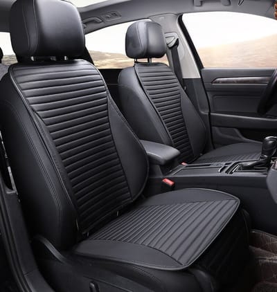Auto Universele Stoelkussens Comfort PU Leder Zwart