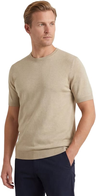 Blue Industry t-shirt beige
