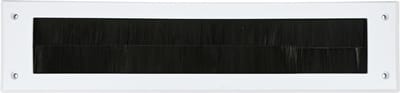 Benson Brievenbusborstel - wit - kunststof - 340 x 79 x 7 mm - tochtwering/tochtafsluiter