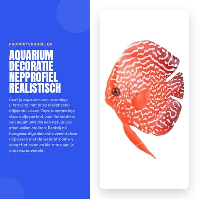 Dailygoods- Kunstvissen Hoogwaardige Siliconen - Drijvende Nep Vissen - Lichtgevende Decoratie - Realistische Ornamenten - Duurzaam en Niet Giftig - Voor Natuurlijk Effect - Aquariumdecoratie