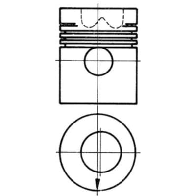 Zuiger KOLBENSCHMIDT 93175600
