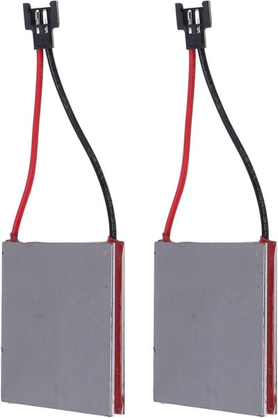 2 Stuks Power Generatie Blad Ventilator Accessoires voor Haard - 227℃ Temperatuur Bestendige Graphiet Warmte Demper voor Kachel Ventilator
