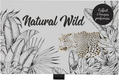Geurkaarsen Natuurlijk Wild - Set van 2 stuks (Paraffine)