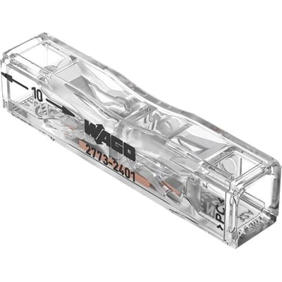 WAGO Doorvoerklem 1-voudig 0,2 tot 4mm² - 2273-2401 - 20 stuks in blister