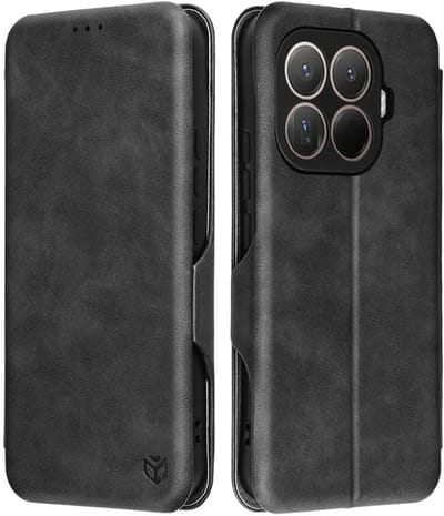 Hoesje geschikt voor Xiaomi 15T Pro - Techsuit Safe+ Book Wallet Case - Zwart
