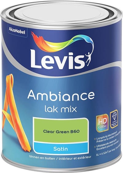 Levis - Ambiance Lak Satin Mix - Clear Green B60 - Mengverf - 1 L