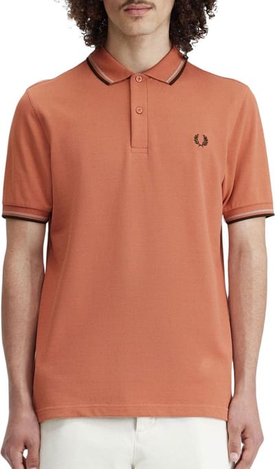 Fred Perry Twin Tipped Polo Heren - Maat L