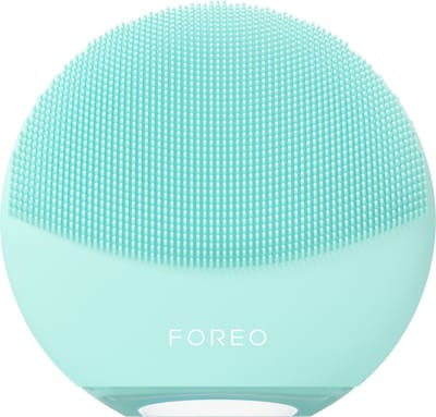 FOREO LUNA 4 mini smart 2-zone gezichtsreinigingsborstel voor alle huidtypen, Arctic Blue