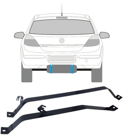 Brandstoftank klemmen voor Opel Astra H 2003-2014
