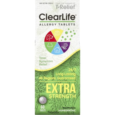 Clearlife Allergietabletten, Extra Sterkte, 60 Tabletten