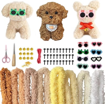 Knutselset voor kinderen met creatieve DIY-projecten, dierenfiguren en knutselplezier, perfect cadeau voor eerste schooldag en feestdagen