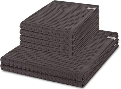 Möve Sonstiges 4 X handdoek 2 X douchehanddoek - in set 6 pack Piquee
