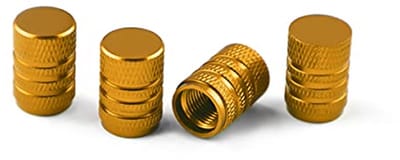 Dailygoods- Ventieldop Aluminium - Ventieldoppen Auto - Ventieldoppen voor Autobanden - Lichtgewicht - Duurzaam - Eenvoudig te Installeren - Lengte 16,5 mm - Bandenventieldop