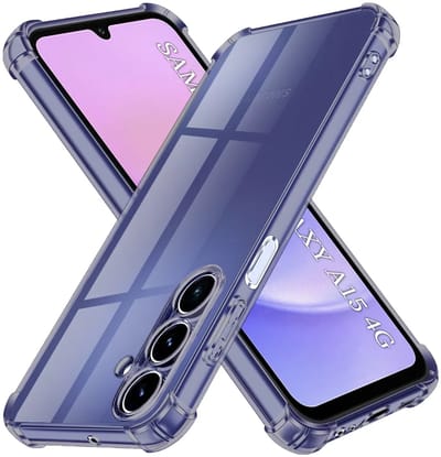 Hoesje geschikt voor Samsung Galaxy A15 4G/5G - Techsuit Shockproof Silicone Back Cover - Zwart