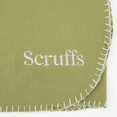 Scruffs Expedition Fleece Pet Blanket – Zachte hondendeken voor in huis of onderweg - Kleur: Groen, Maat: Large