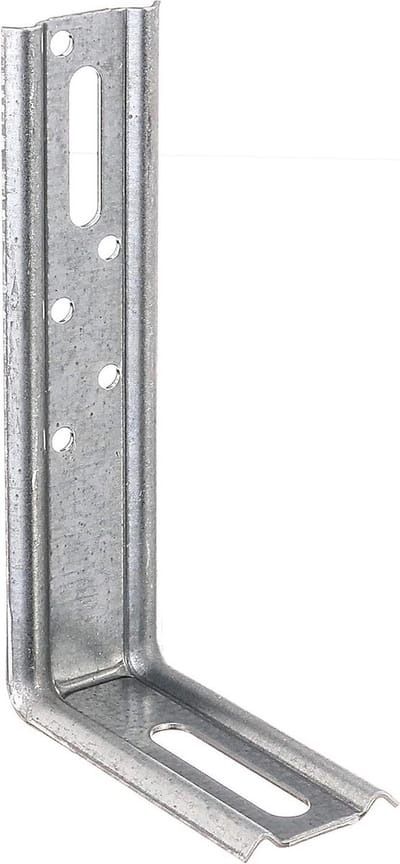 Verstelbare Hoeksteun - Verbindingshoek - Houtverbindingen Maken - Sendzimir Verzinkt - 70x130x30 mm - Zilver