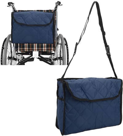 Waterdichte Rugzak voor Rolstoel met Grote Capaciteit en Duurzaam Ontwerp - Ideale Opbergoplossing voor Rolstoelaccessoires en Rolstoelopslag (Navy Blauw)