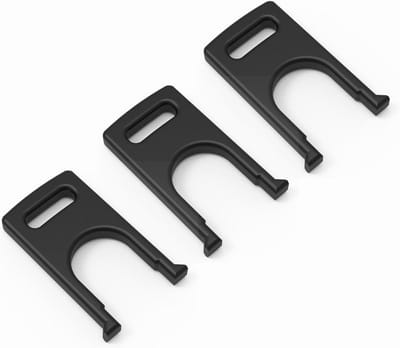Vervangingsclip Hogedrukreiniger - Slangkoppeling Set - Onderhoud Tuingereedschap - Perfecte Pasvorm - 3 Stuks - Zwart