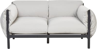 ESPERIA - Tuinbank 2-zits - Lichtgrijs - Aluminium