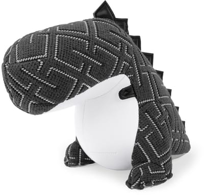Zuny - Kvadrat - Boekensteun - Dino Bobo - Grid - Black