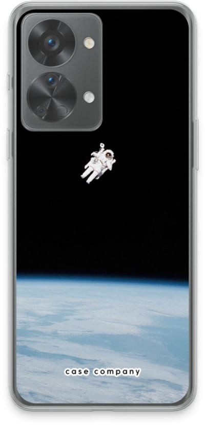 Case Company® - Hoesje geschikt voor OnePlus Nord 2T hoesje - Alone in Space - Soft Cover Telefoonhoesje - Bescherming aan alle Kanten en Schermrand