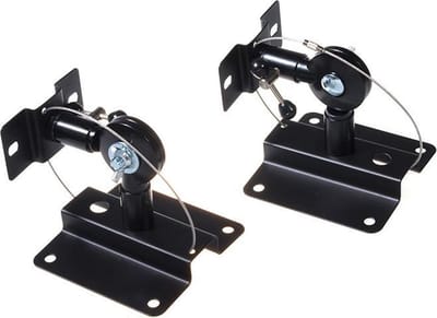 Luidspreker muurbeugel wandbeugel voor speakers set 2 stuks Zwart Maclean MC-553